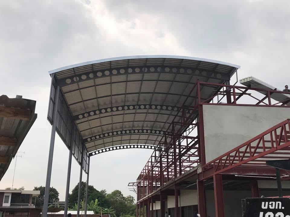 โครงหลังคาเซลลูล่าร์บีม โรงเรียนเอกจิตตราณุสรณ์