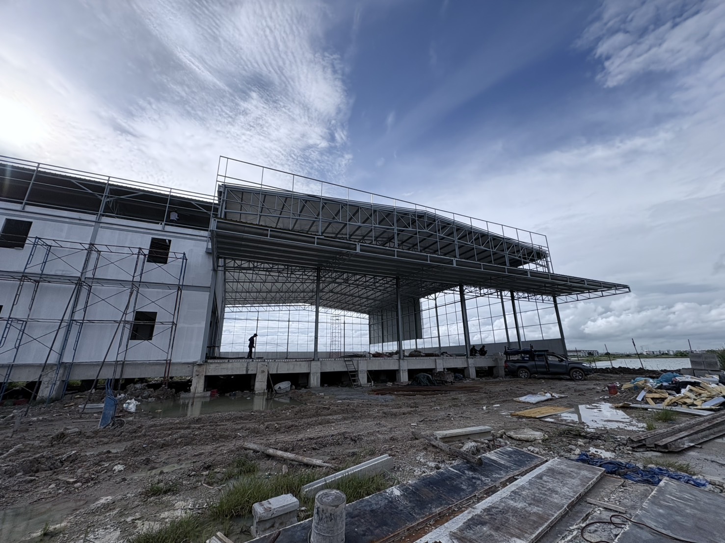 Warehouse front view0