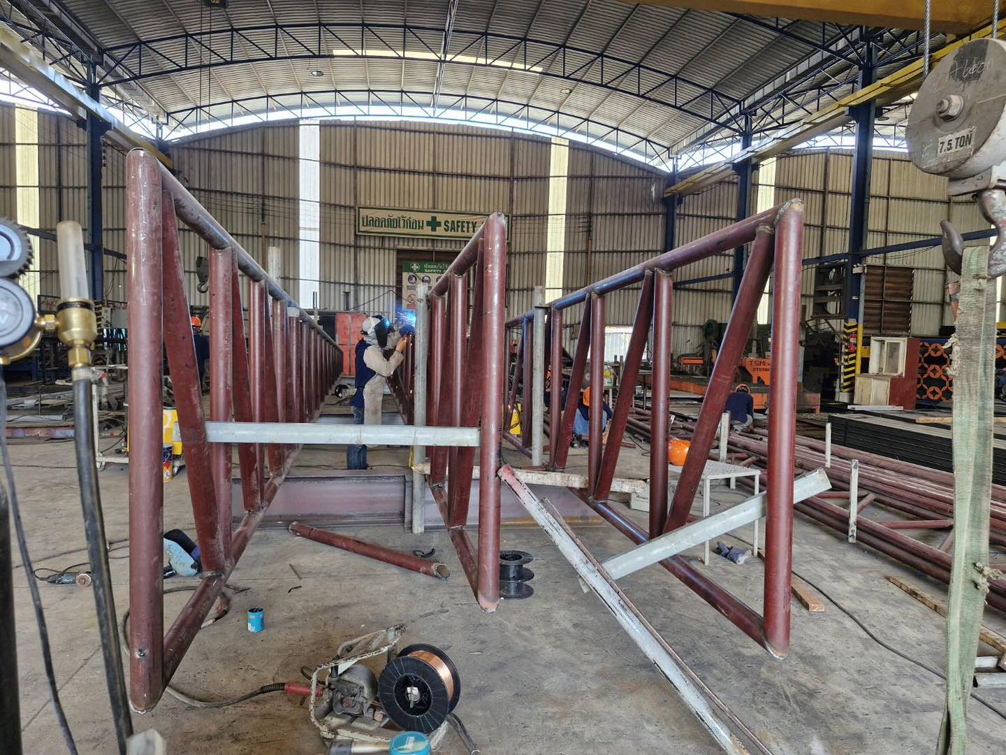งานผลิตโครงTruss ทวีเจริญ 0