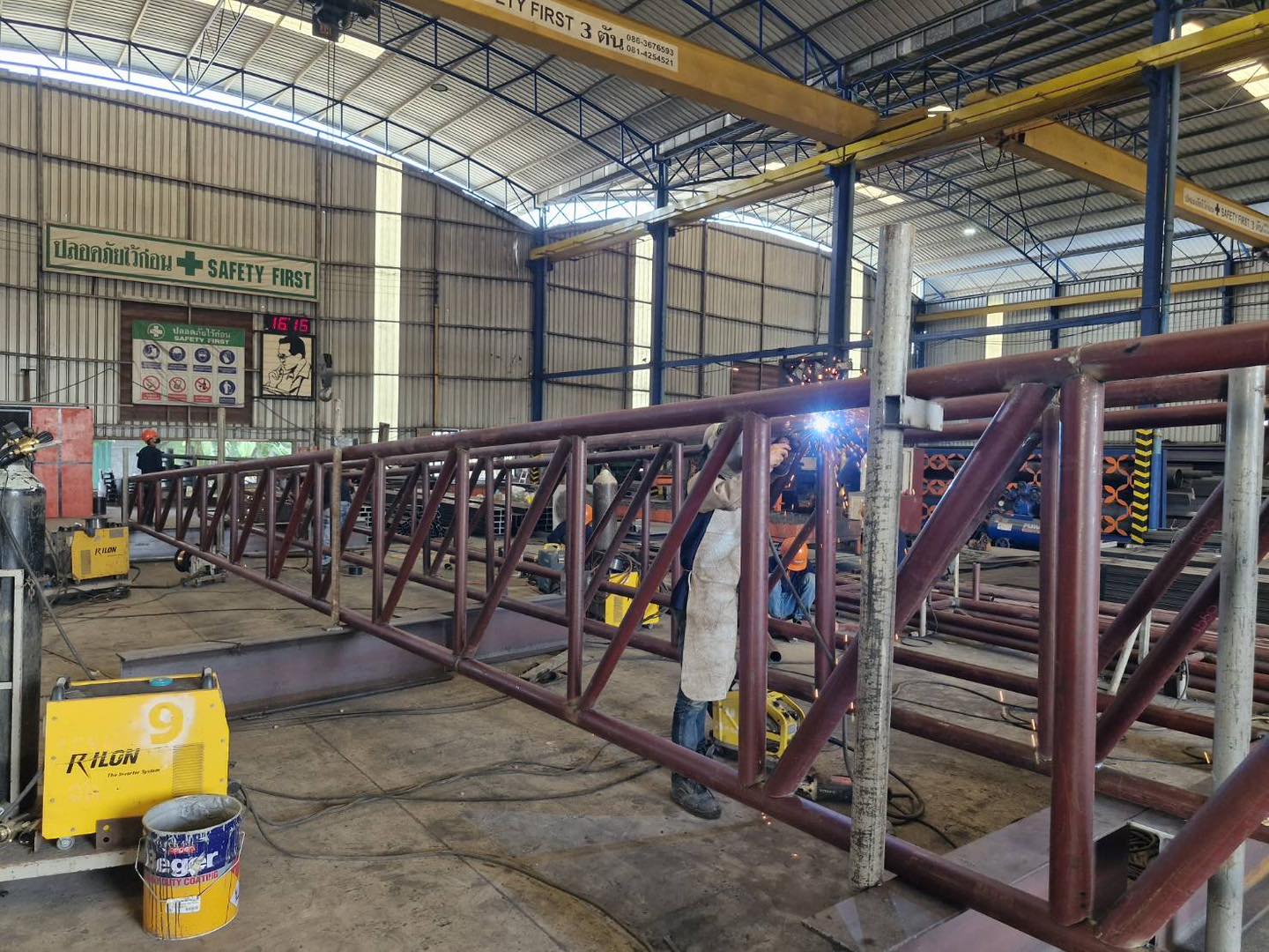 งานผลิตโครงTruss ทวีเจริญ