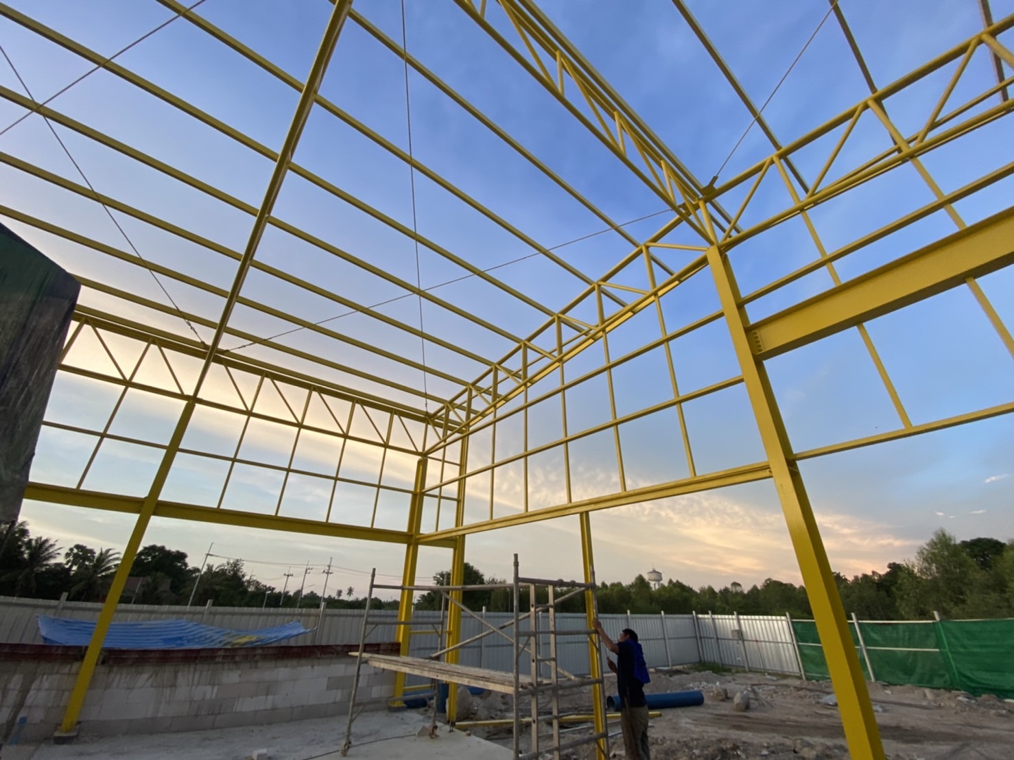 อาคารโครงสร้างเหล็กTRUSS0